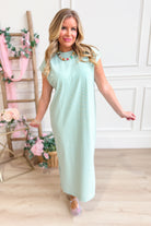 Cora Striped Knit Midi Dress - Be You Boutique