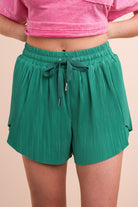 Chasity Pleated Drawstring Short - Be You Boutique