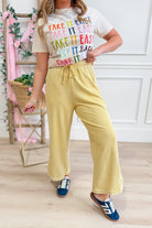 Cooper Washed Terry Knit Pant - Be You Boutique