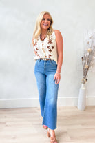 Linda Flower Knit Sweater Vest - Be You Boutique