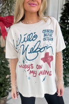 DAYDREAMER Willie Nelson Always On My Mind Merch Tee - Be You Boutique