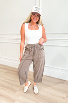 Vinny Mineral Washed Terry Knit Pant - Be You Boutique