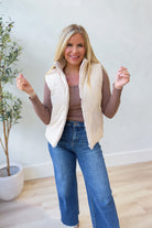 Conrad Corduroy Reversible Puffer Vest - Be You Boutique