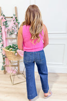 Sadie Woven Button Down Top - Be You Boutique