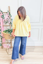 Lenny Textured Knit Long Sleeve Top - Be You Boutique