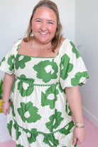 Carrie Floral Tiered Puff Sleeve Dress - Be You Boutique