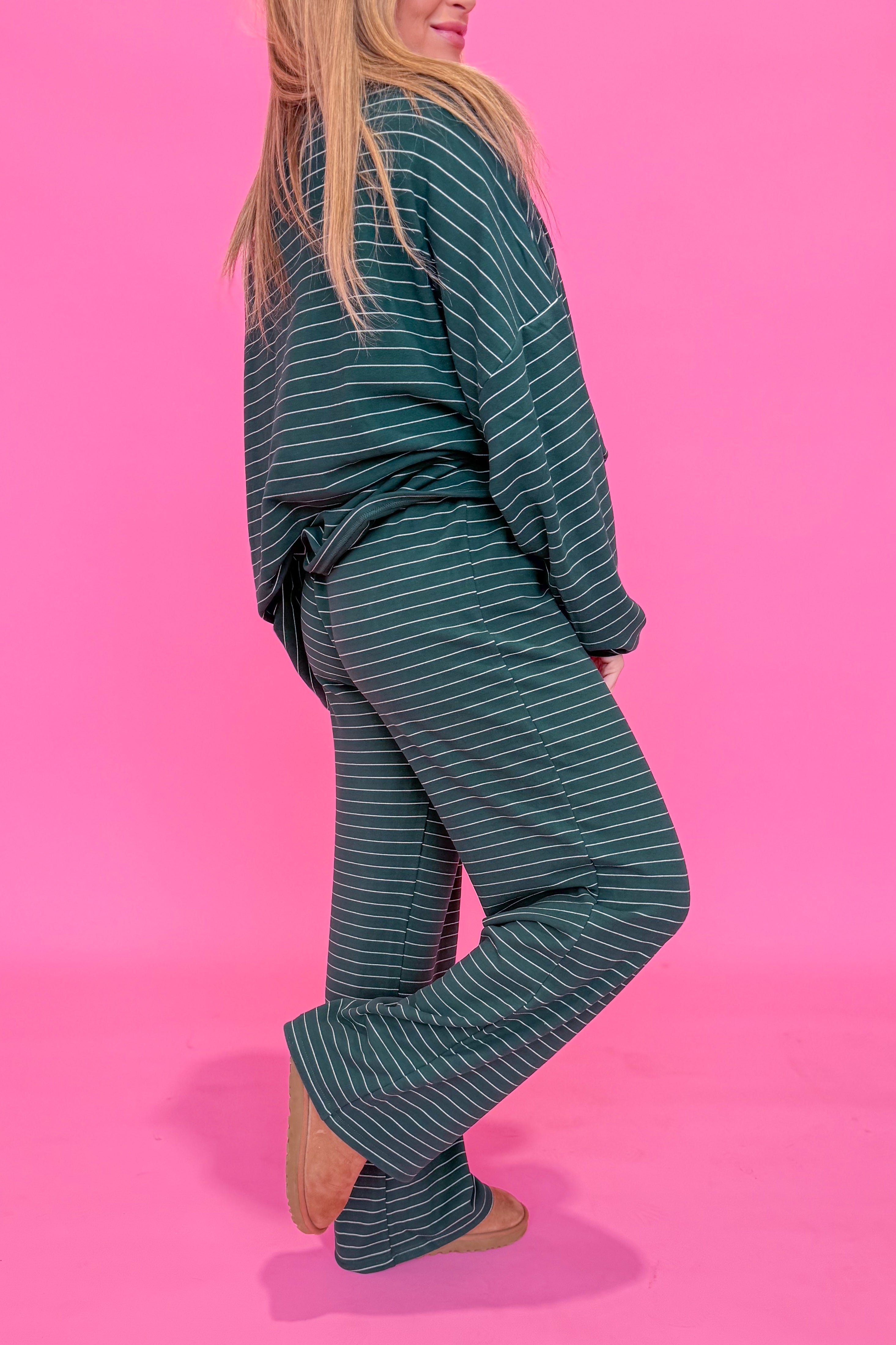 Ella Striped Long Pant - Be You Boutique