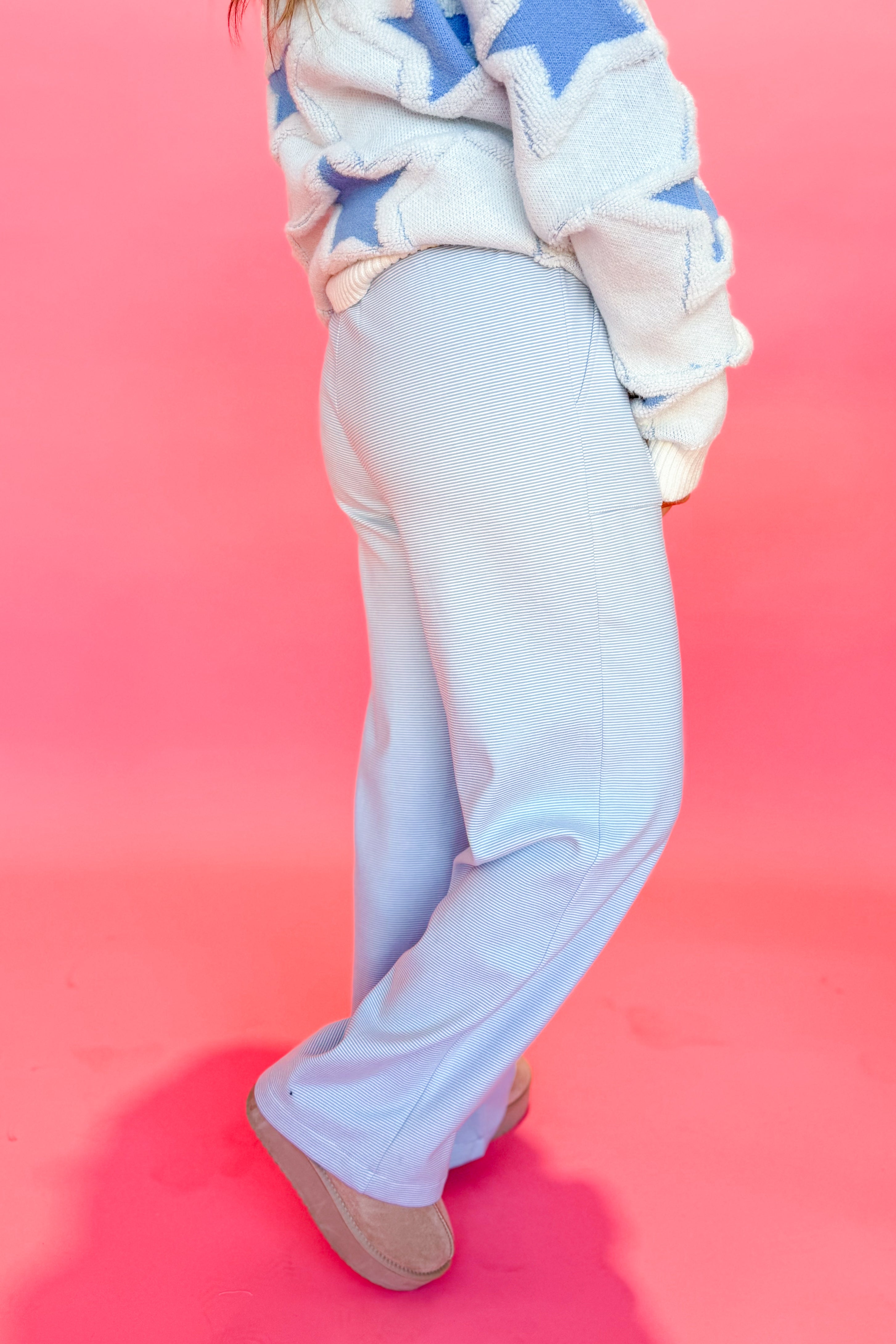 Ella Striped Wide Leg Pant - Be You Boutique