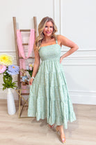 Kyle Floral Smocked Tiered Dress - Be You Boutique