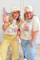 Take it Easy T-Shirt - Be You Boutique
