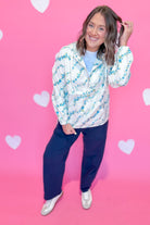 Augusta Floral Print Long Sleeve Windbreaker Jacket - Be You Boutique