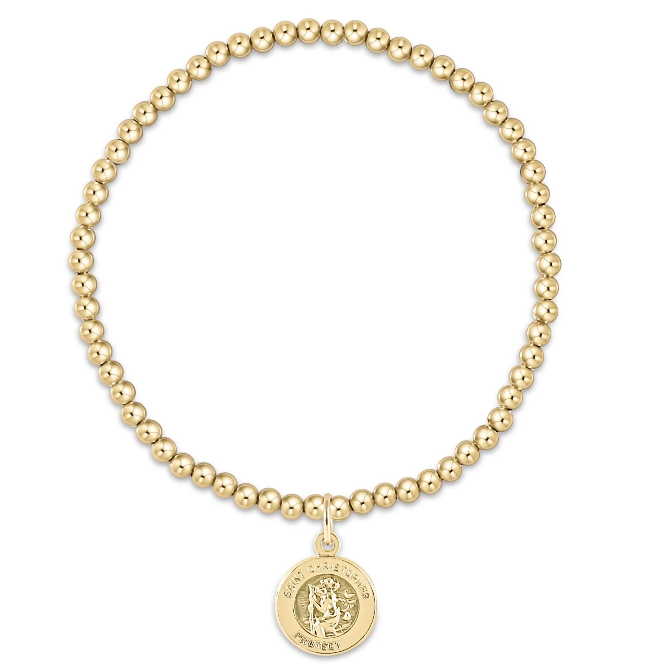 Enewton 3mm Protection Gold Disc Bracelet - Be You Boutique