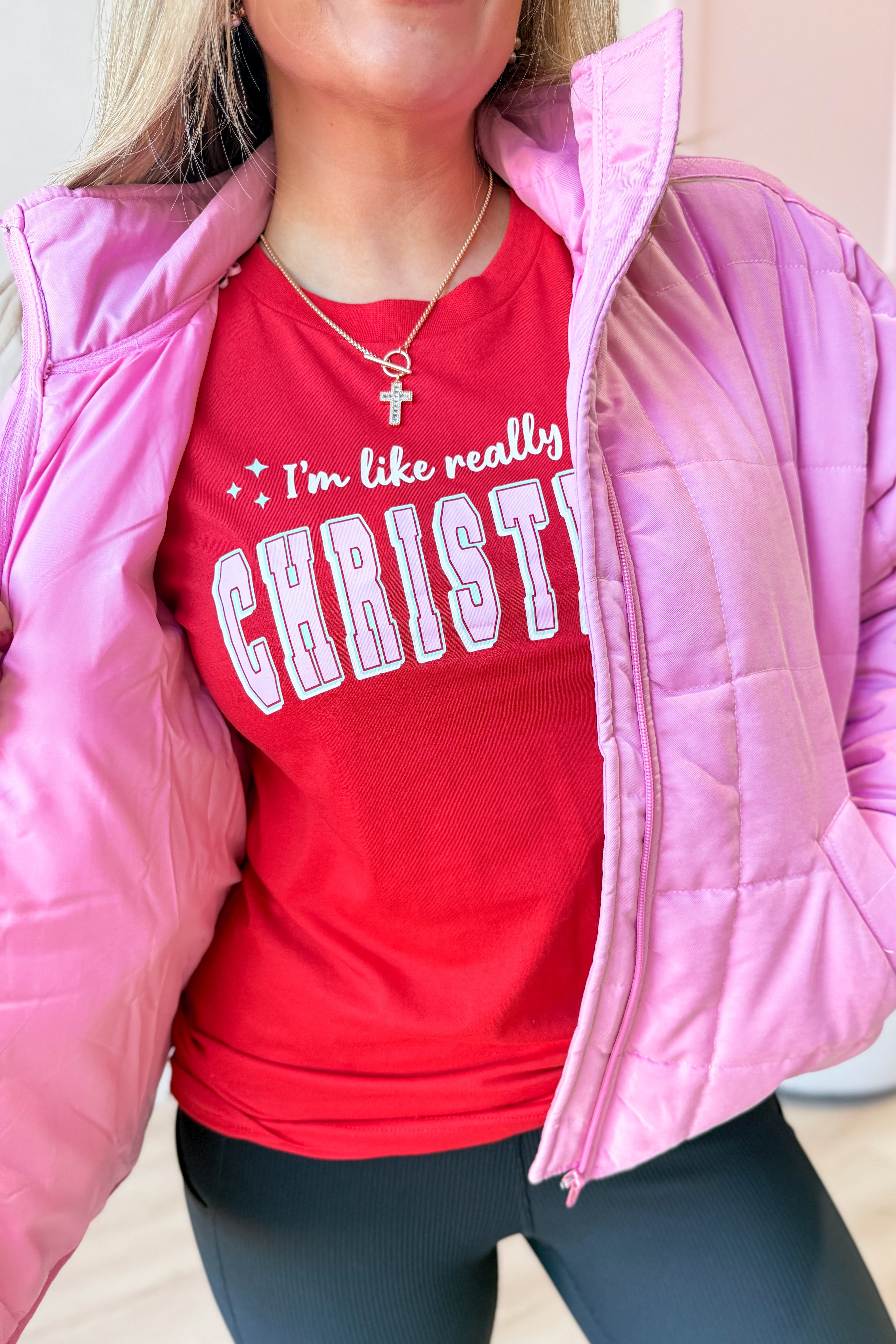 Really Into Christmas Long Sleeve Tee *FINAL SALE* - Be You Boutique