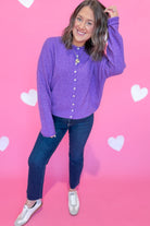 Luna Button Down Cardigan Top - Be You Boutique