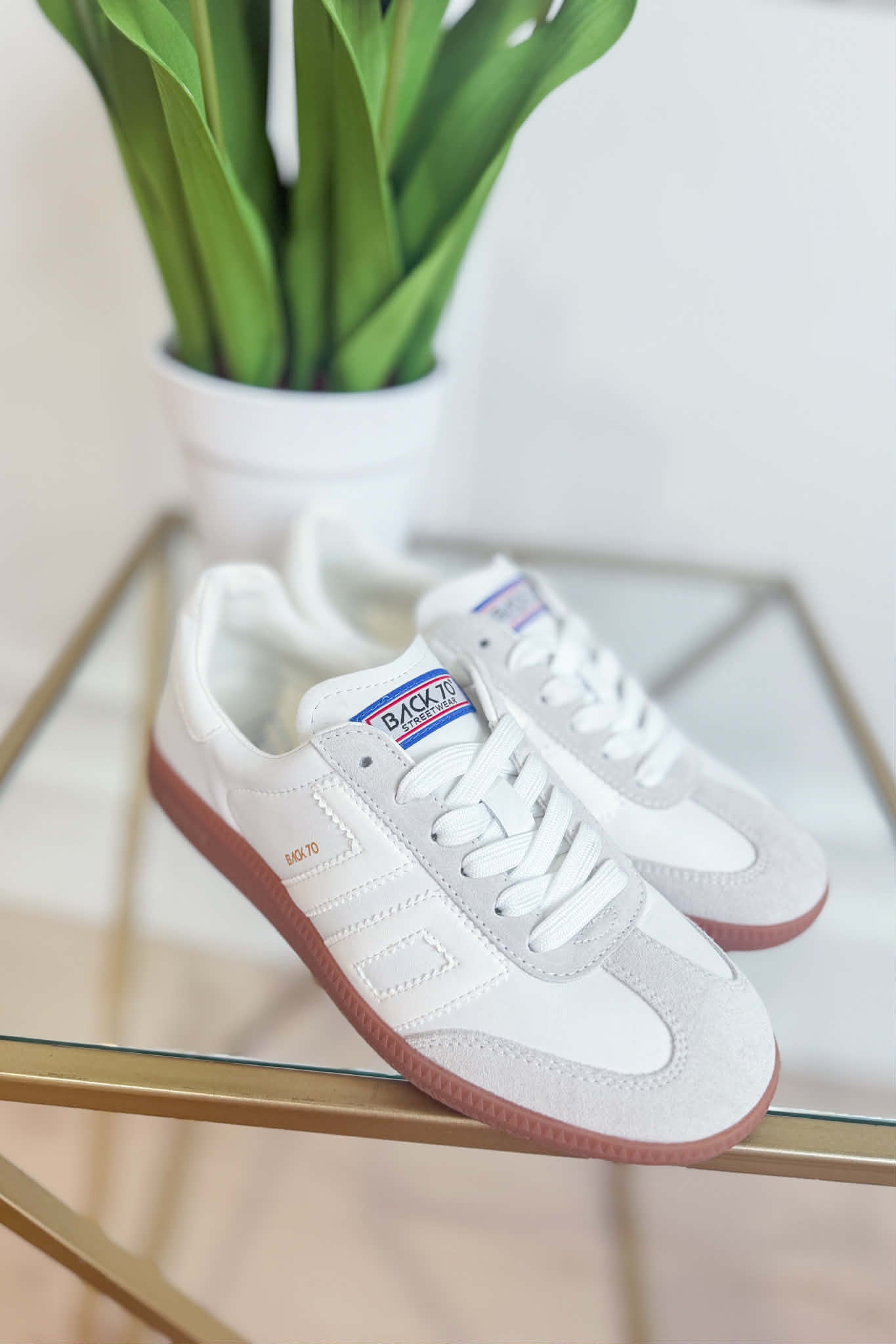 White Ice BACK 70 Cloud Sneakers, 205 Sneakers style, featuring sleek design and breathable material for casual wear.