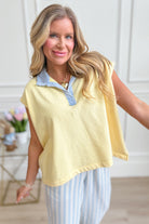 Amanda Split Neck Pullover - Be You Boutique