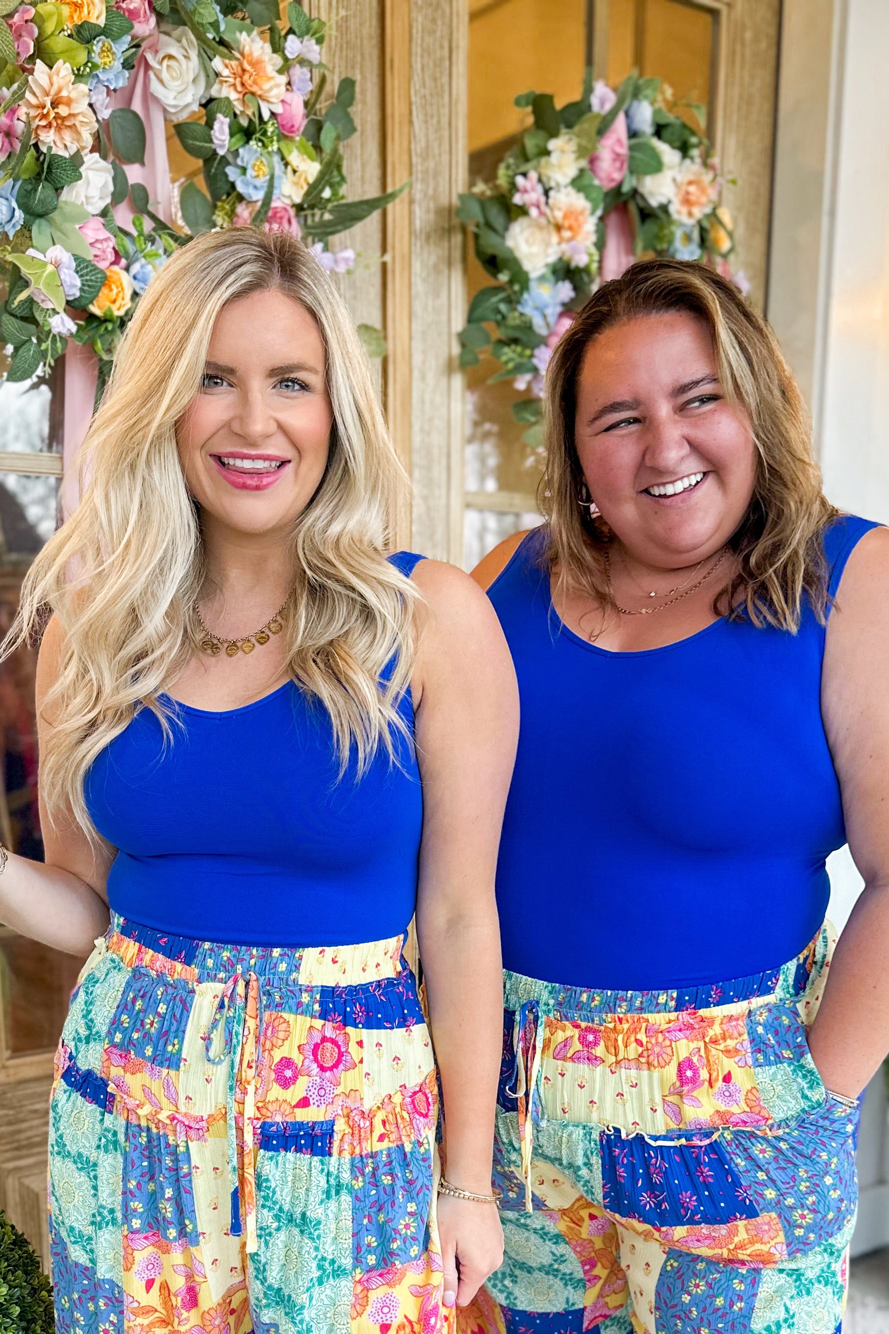 Cathy Basic Reversible Seamless Tank ~ Royal Blue - Be You Boutique