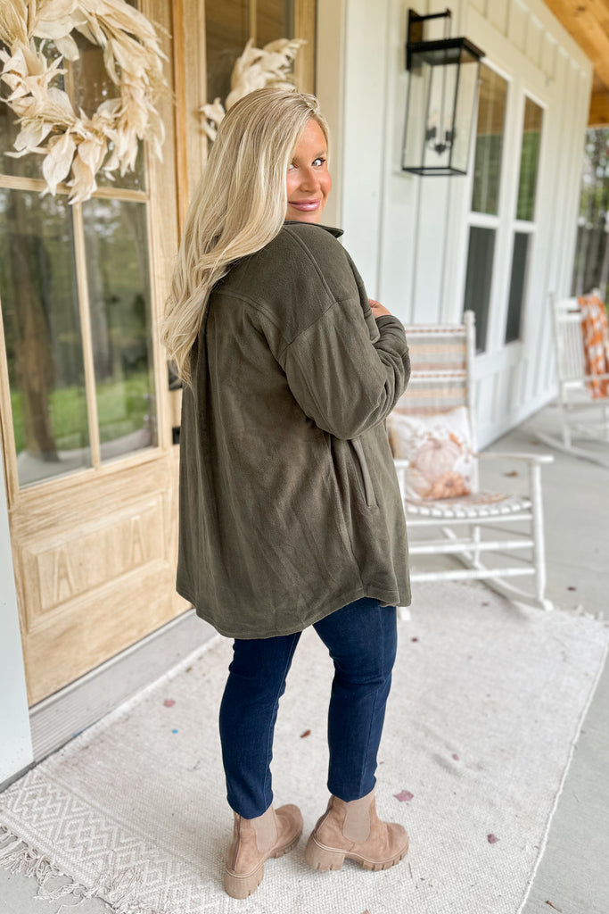 Harlowe Soft Button Up Jacket - Be You Boutique