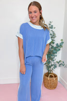 Molly Color Blocked Ribbed Pant Set - Be You Boutique