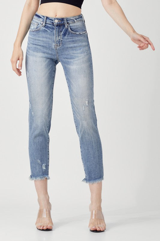 Risen Chase High Rise Relaxed Skinny Jeans - Be You Boutique