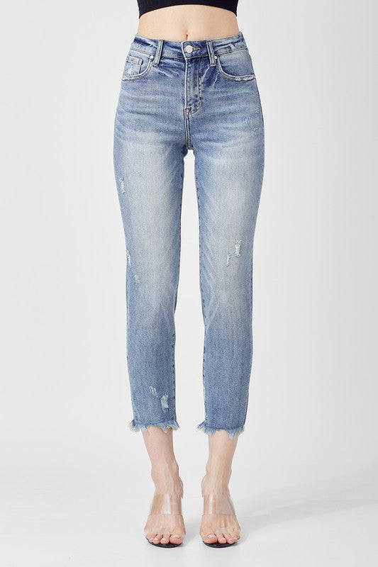 Risen Chase High Rise Relaxed Skinny Jeans - Be You Boutique