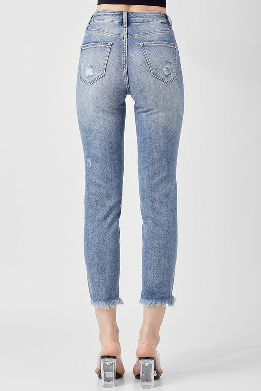 Risen Chase High Rise Relaxed Skinny Jeans - Be You Boutique