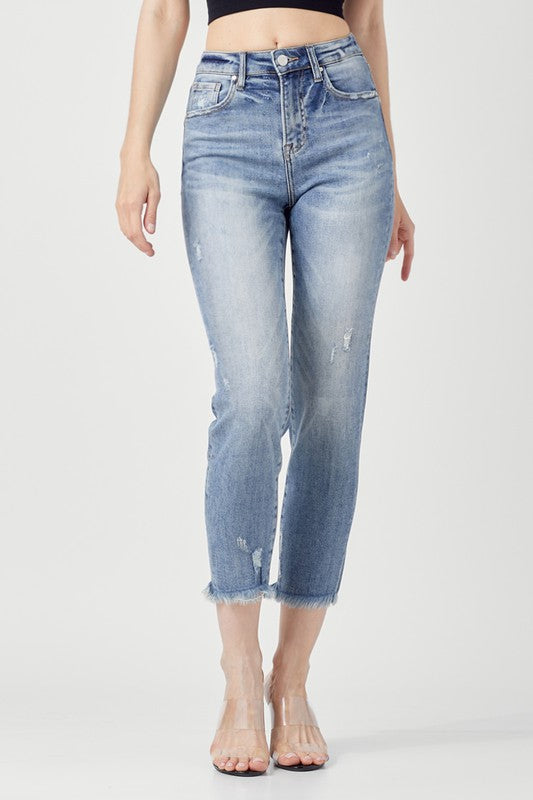 Risen Chase High Rise Relaxed Skinny Jeans - Be You Boutique