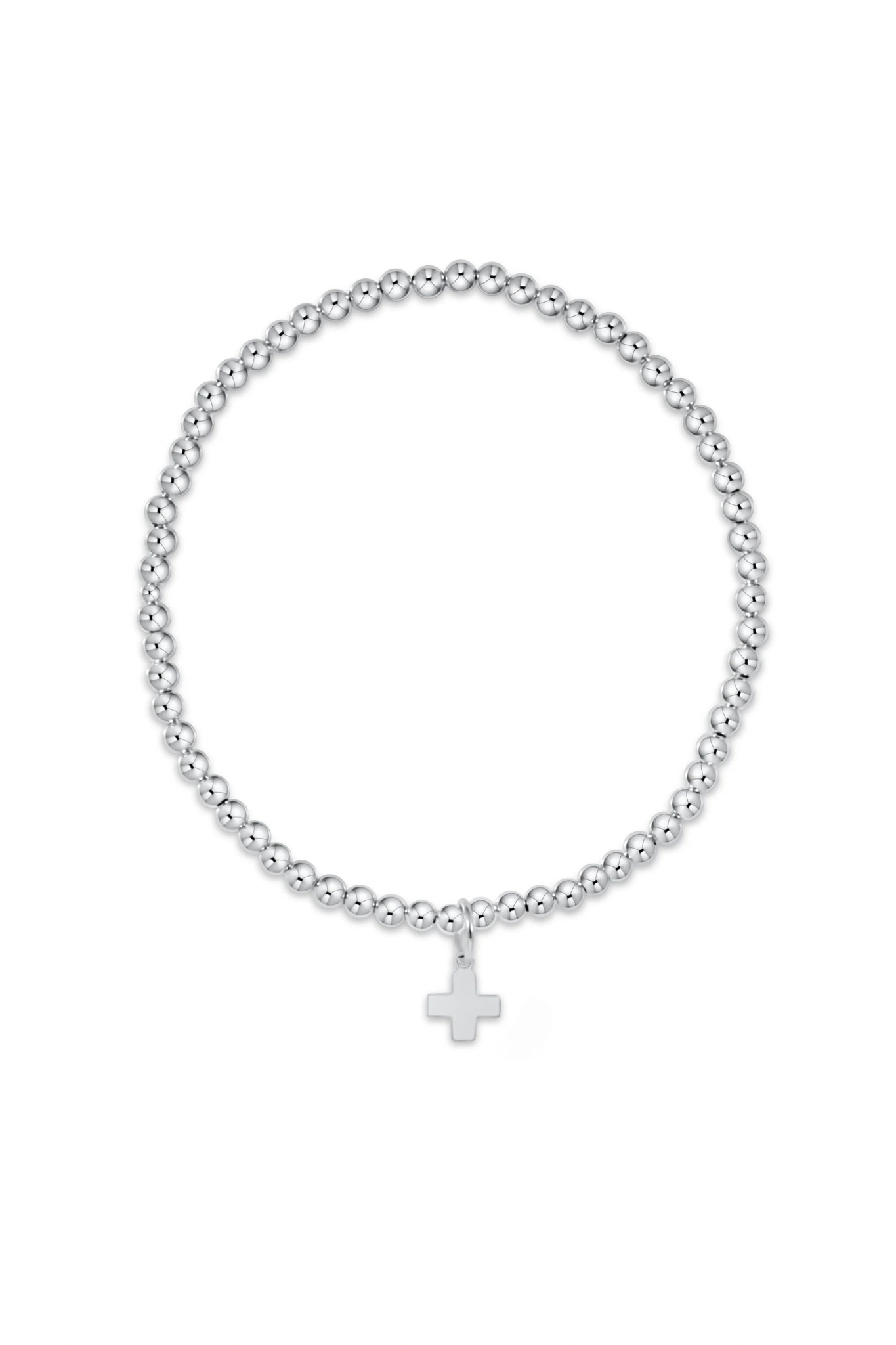 Enewton 3mm Classic Silver Signature Cross Bracelet - Be You Boutique