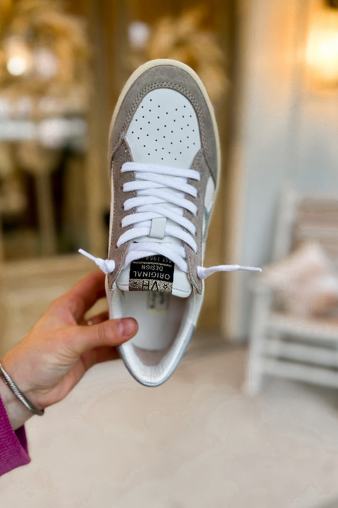 Vintage Havana Denisse Iridescent Taupe Silver Star Sneakers - Be You Boutique