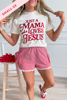 A Mama Who Loves Jesus T-Shirt - Be You Boutique
