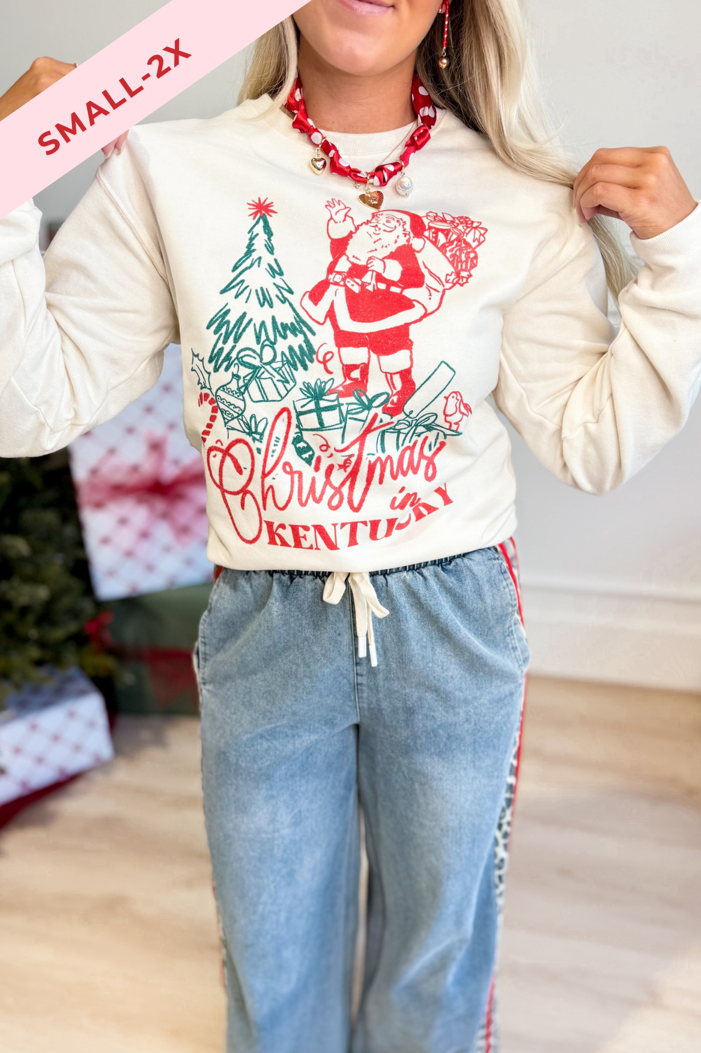 Christmas In Kentucky Sweatshirt - Be You Boutique