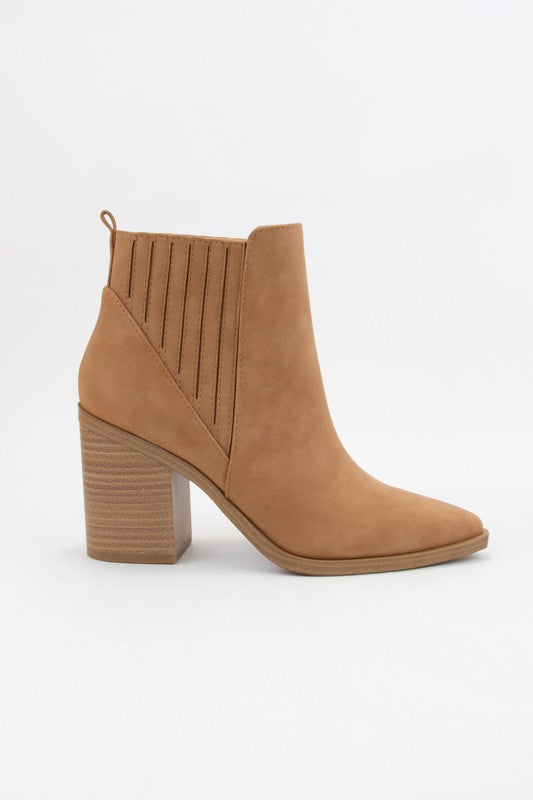 Duvets Pointed Toe Ankle Boot Booties - Be You Boutique