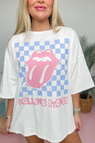 Roll On Oversized Graphic T Shirt - Be You Boutique