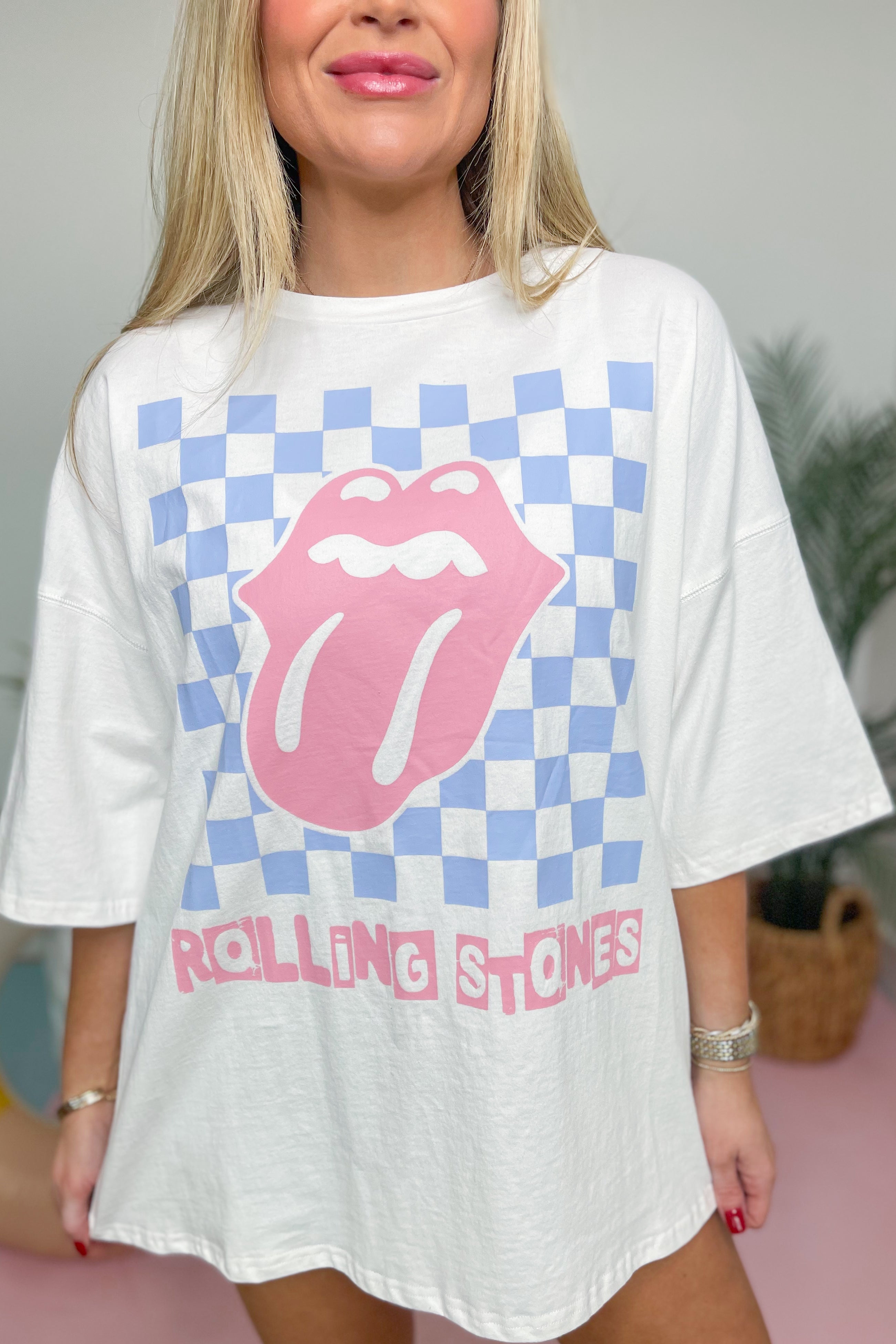 Roll On Oversized Graphic T Shirt - Be You Boutique