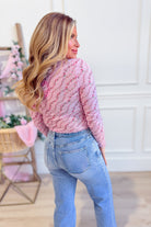 Whitney Floral High Neck Long Sleeve Top - Be You Boutique