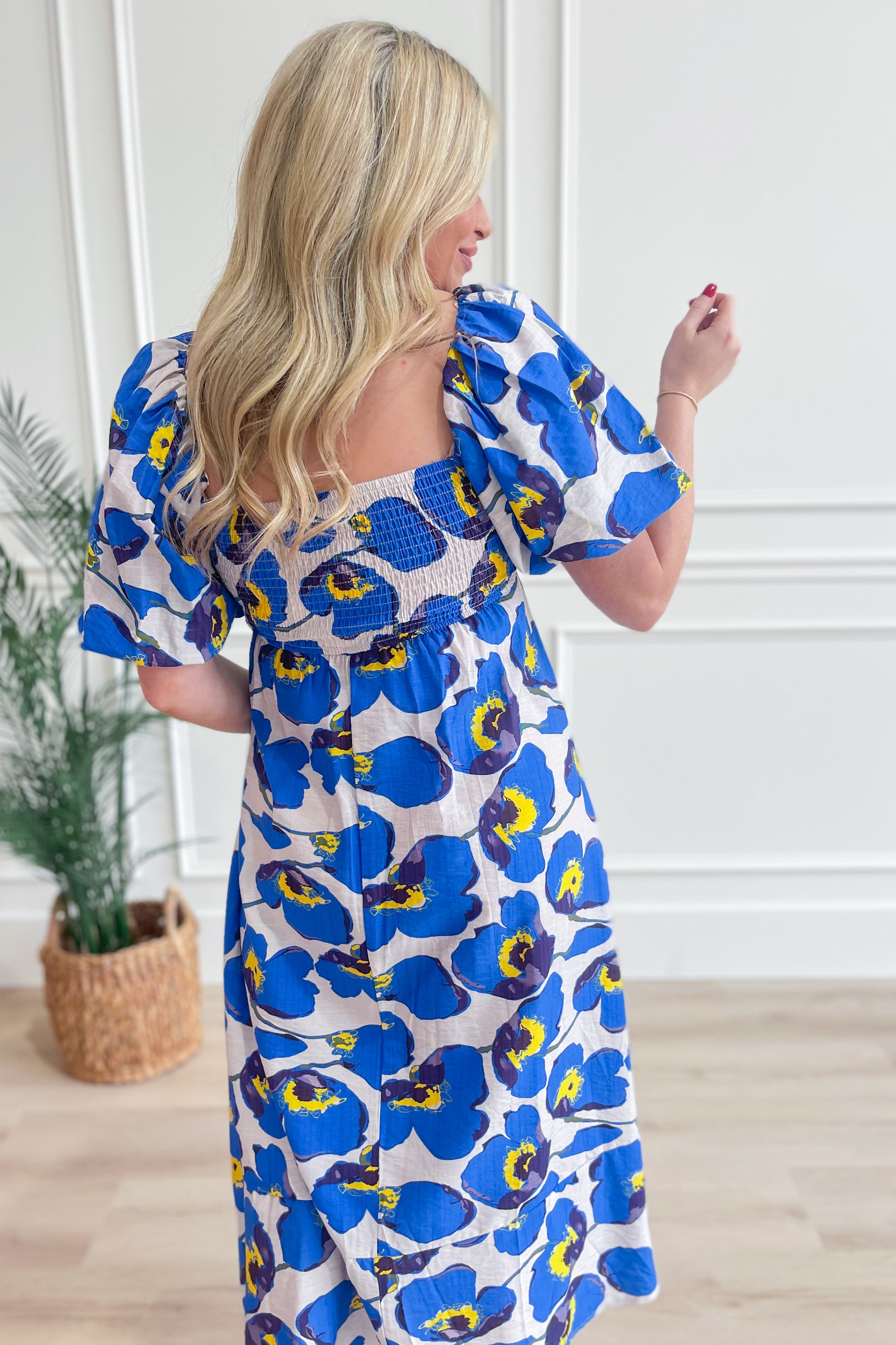 Nancy Living Floral Dress - Be You Boutique