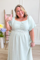 Becca Pin Striped Midi Dress - Be You Boutique