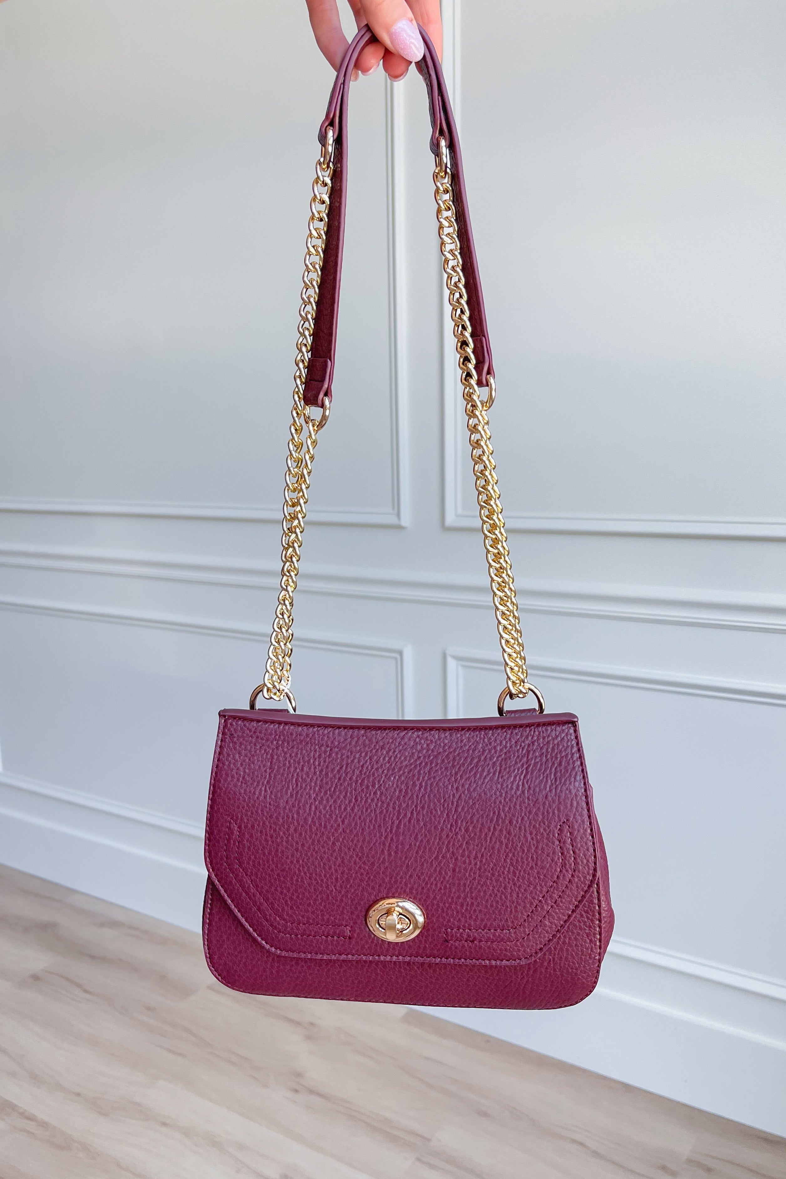 Tristan Chain Strapped Crossbody Purse - Be You Boutique