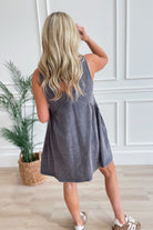 Lexy Washed Sleeveless Dress - Be You Boutique