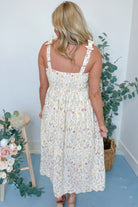 Sydney Eyelet Tiered Midi Dress - Be You Boutique