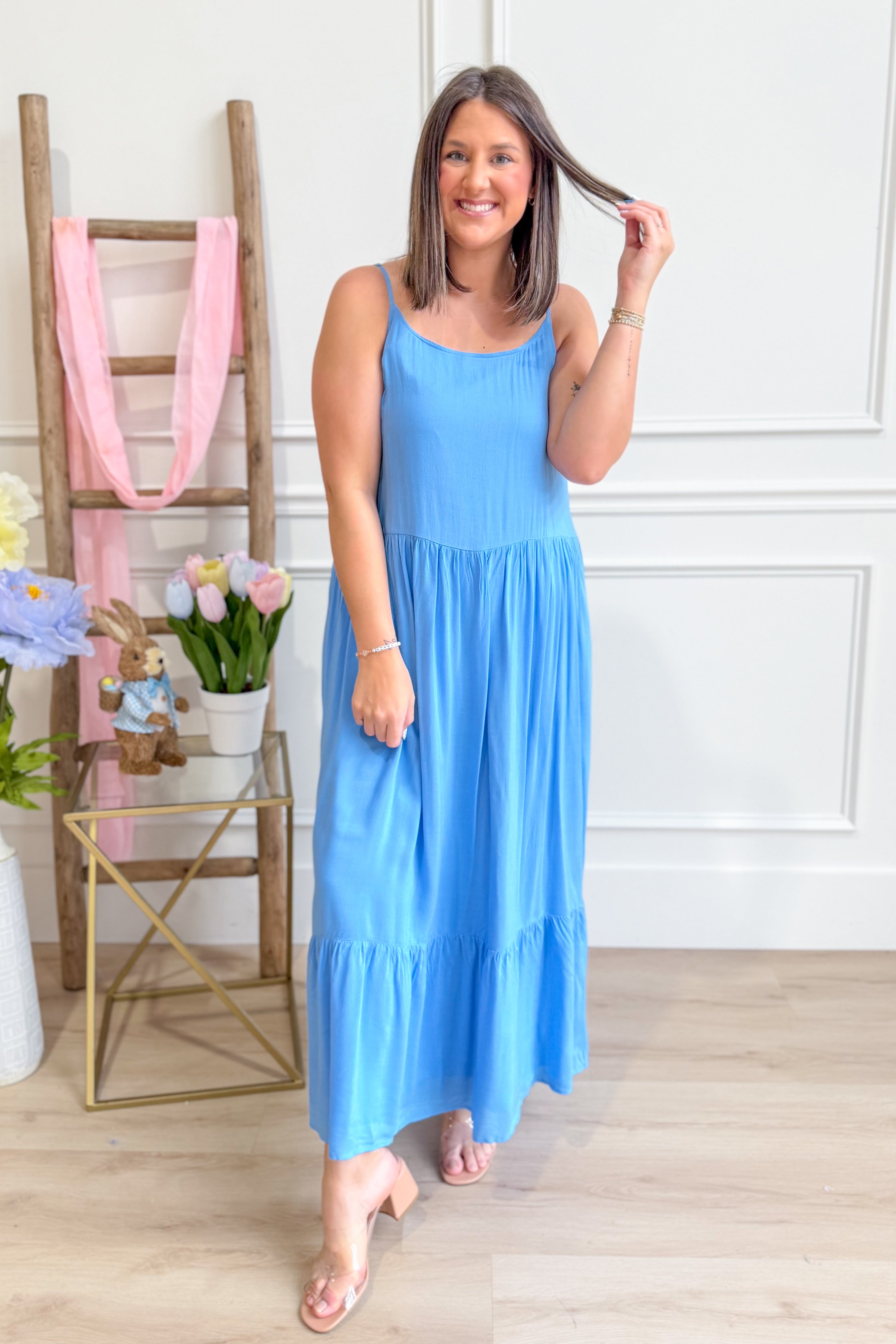 Wilma Flowy Maxi Dress - Be You Boutique