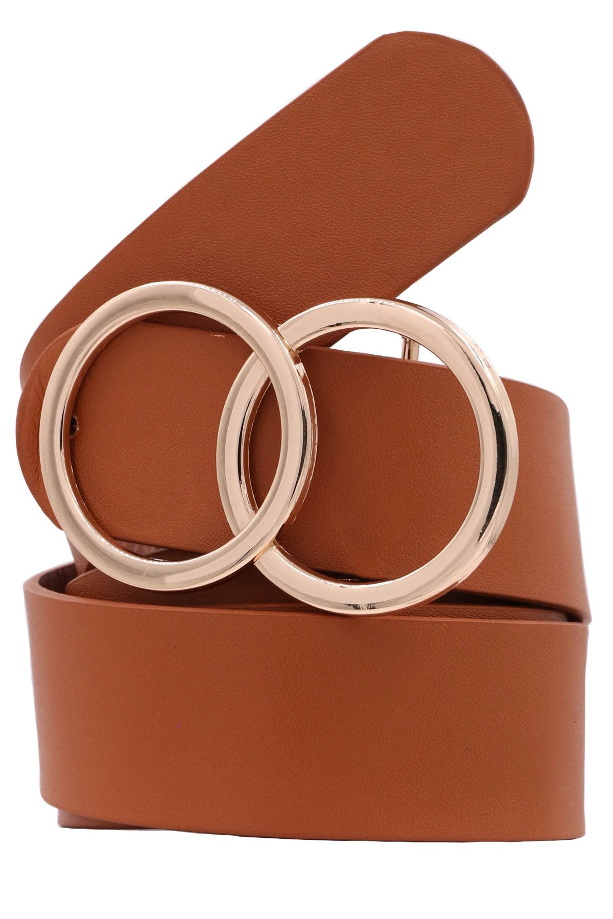 Billy Double Ring Faux Leather Belt (multi) - Be You Boutique