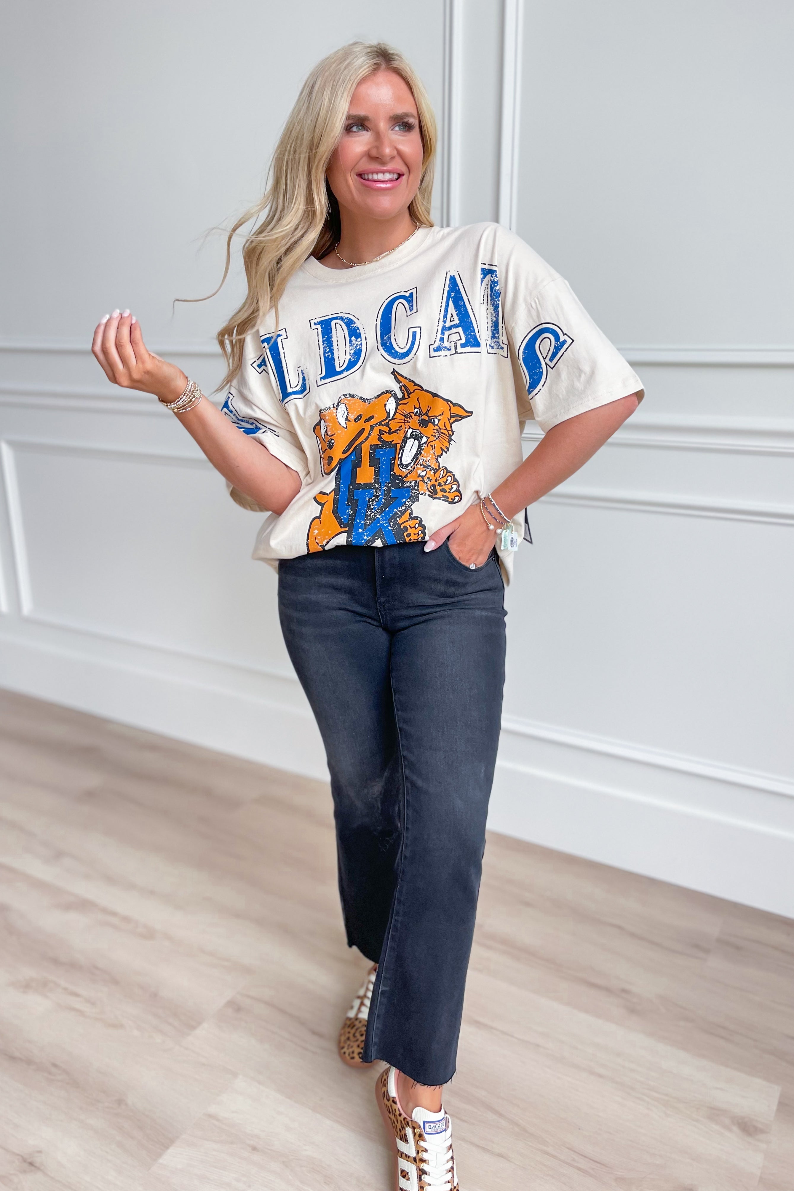 KY Southern Wildcat Oversized Tee - Be You Boutique