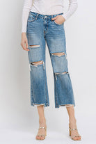 Vervet Frannie High Rise Relaxed Straight Jean - Be You Boutique