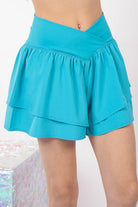 Karen V Shaped Waist Athletic Activewear Skort Shorts - Be You Boutique