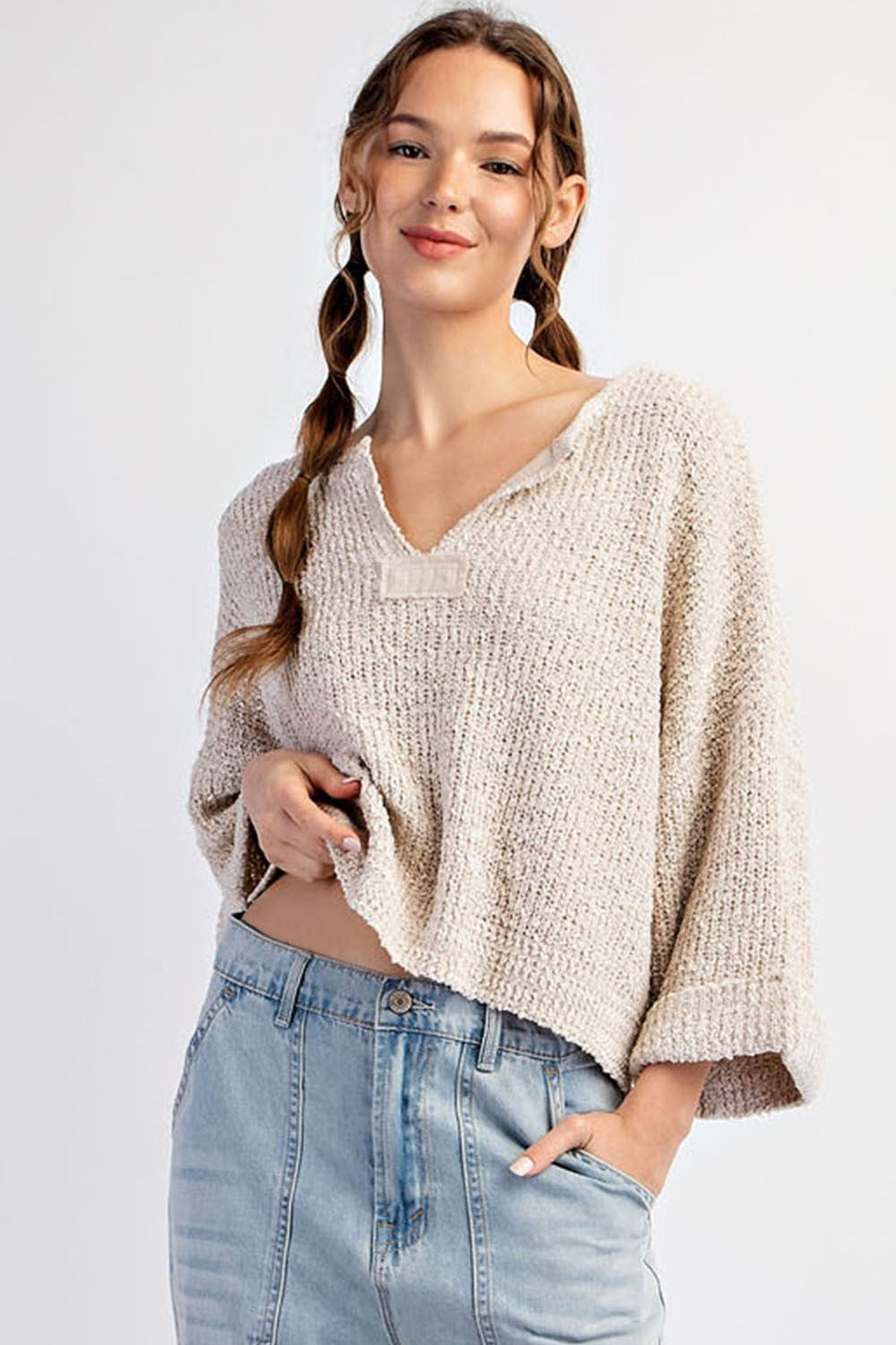 Becca Light Weight Knit Sweater Top - Be You Boutique