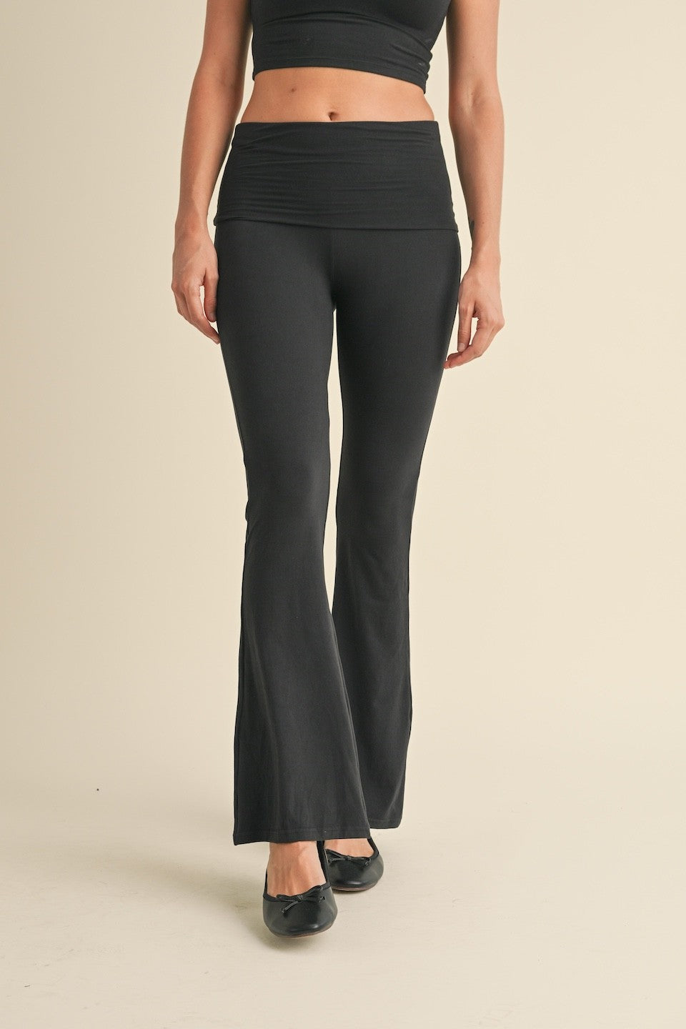 Emily High Waisted Flare Pant - Be You Boutique