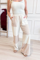Maci Mineral Wash Color Block Pant - Be You Boutique