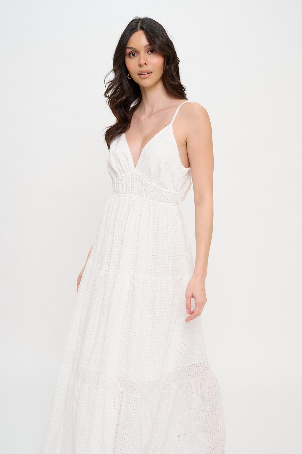 Ivory Breeze Sleeveless Maxi Dress - Be You Boutique