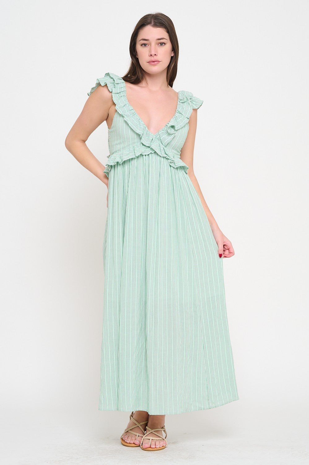 Mint Melody Maxi Dress - Be You Boutique